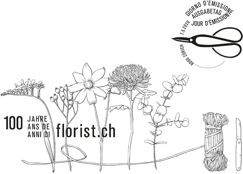Bunterhund_Briefmarke_-Blumenstrauss_floristch_FDC_006